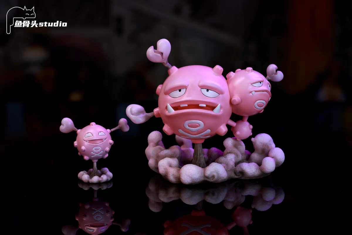 〖 Pre-order〗Pokemon Scale World Koffing Weezing #109 #110 #292 1:20 - Fish Bone Studio
