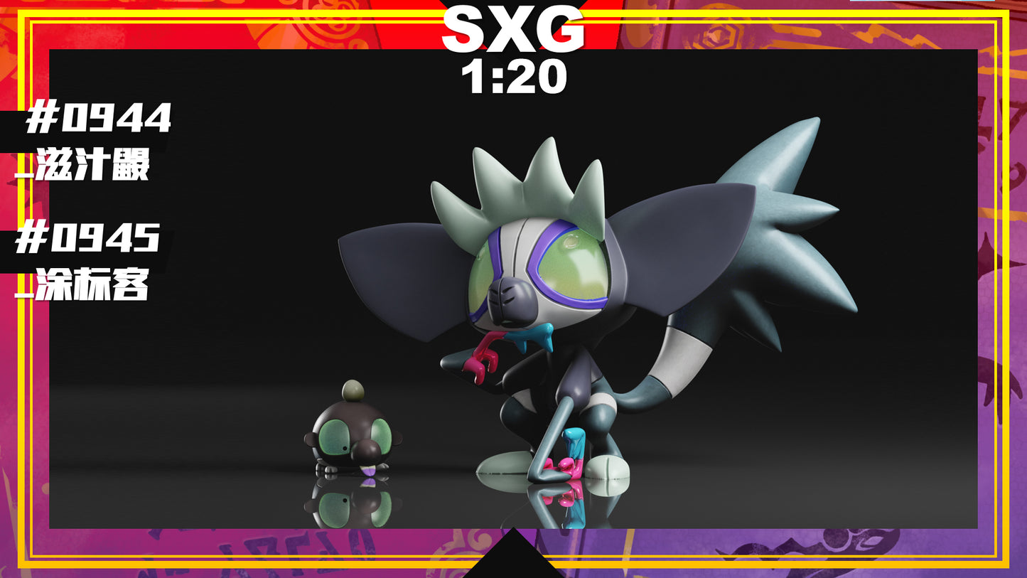 〖 Make Up The Balance〗Pokemon Scale World Shroodle Grafaiai #944 #945 1:20 - SXG Studio