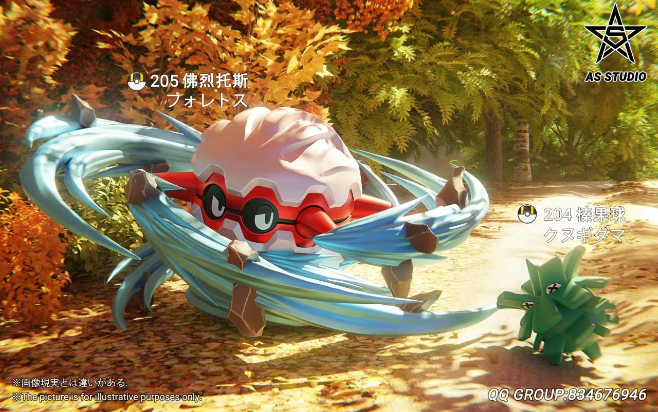 〖 Pre-order〗Pokemon Scale World Pineco Forretress 1:20 #204 #205 - Asterism Studio