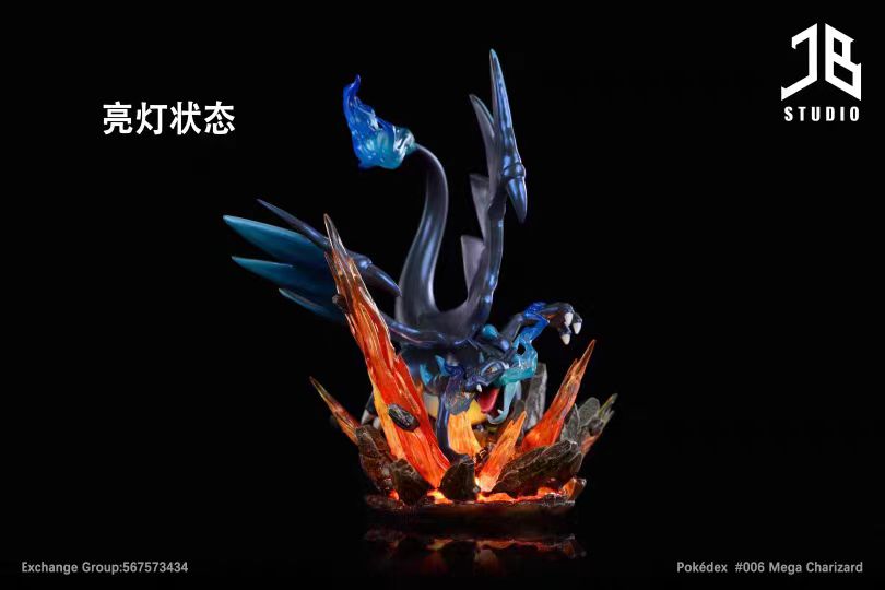 Pre-order〗Pokemon Scale World Mega Charizard X #006 1:20 - JB Studio –  Pokemon lover