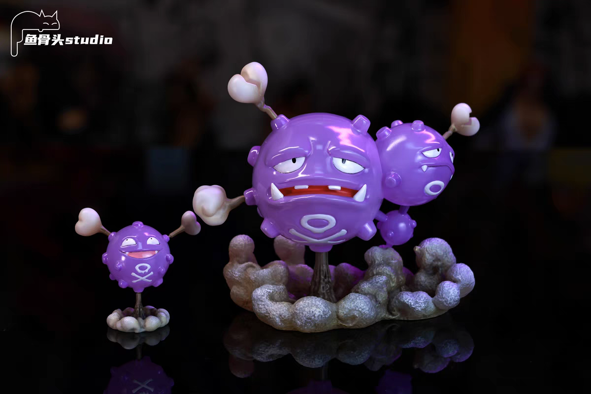 〖 Pre-order〗Pokemon Scale World Koffing Weezing #109 #110 #292 1:20 - Fish Bone Studio