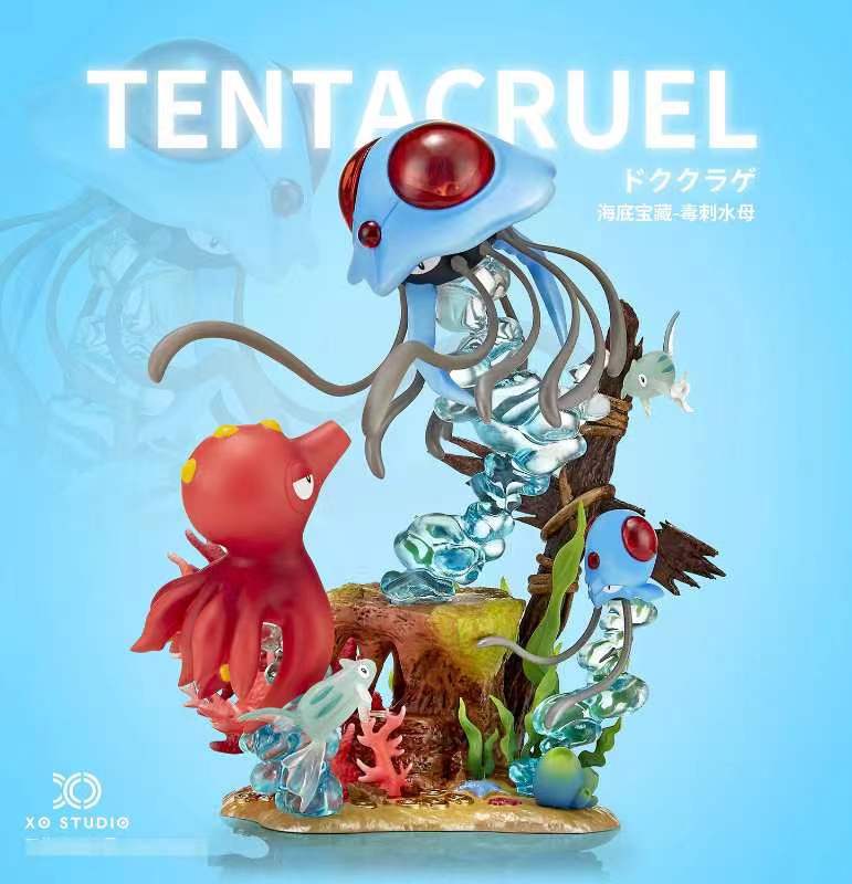 〖Sold Out〗Pokemon Scale World Tentacool Tentacruel Remoraid Octillery #072 #073 #223 #224 1:20 - XO Studio