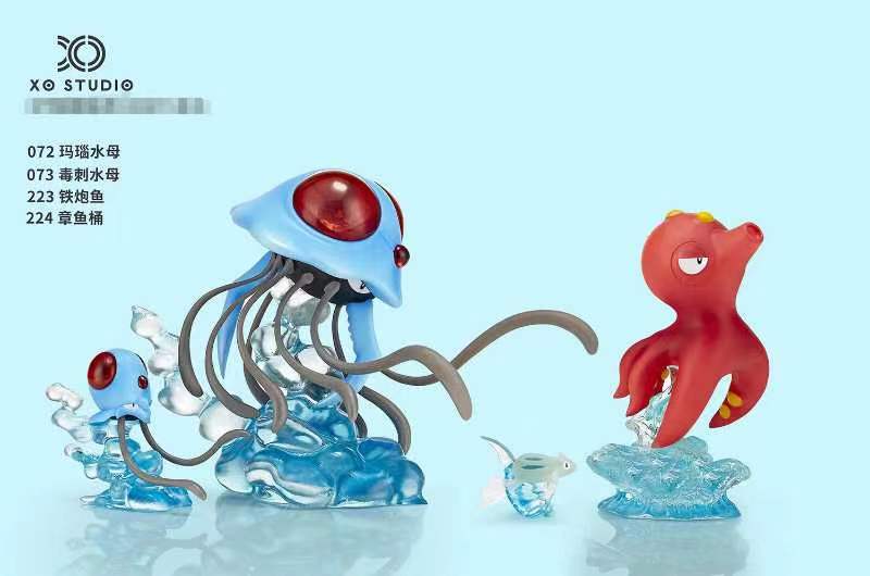 〖Sold Out〗Pokemon Scale World Tentacool Tentacruel Remoraid Octillery #072 #073 #223 #224 1:20 - XO Studio