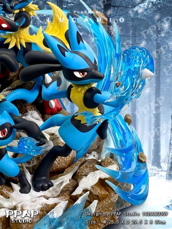 〖Sold Out〗Pokemon Lucario family Model Statue Resin - PPAP Studio