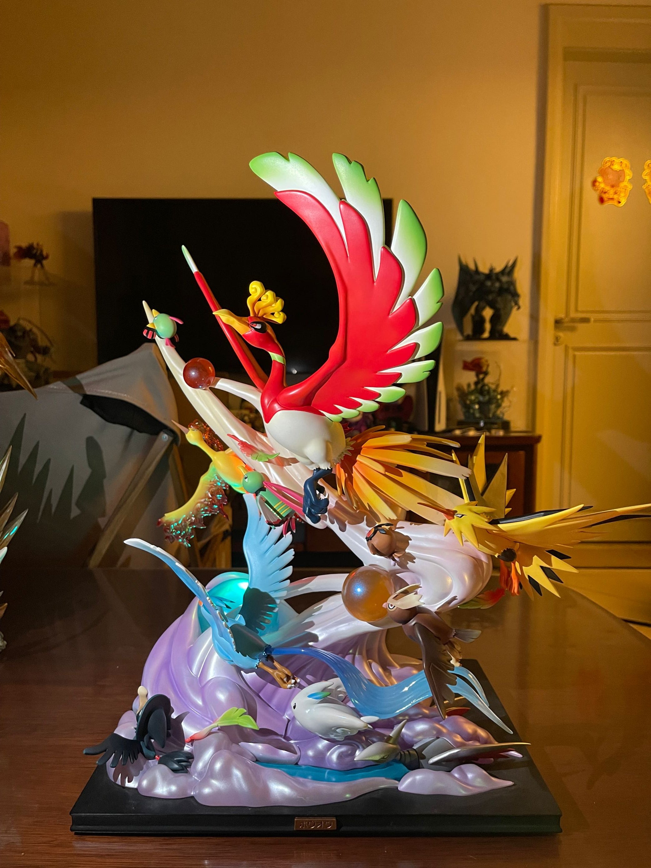 Birds of a Feather Flock Together Ho-oh - Pokemon Resin Statue