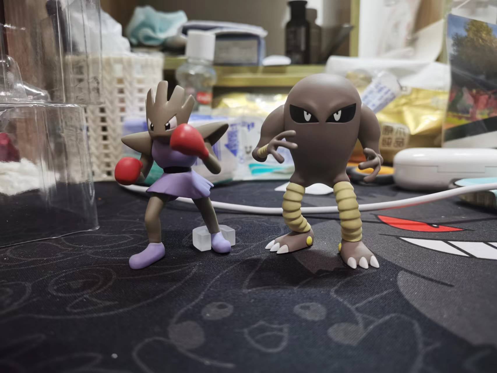 Hitmonlee & Hitmonchan(2 pcs)Pokemon Monster WazaColle Bandai Collection  Figure.