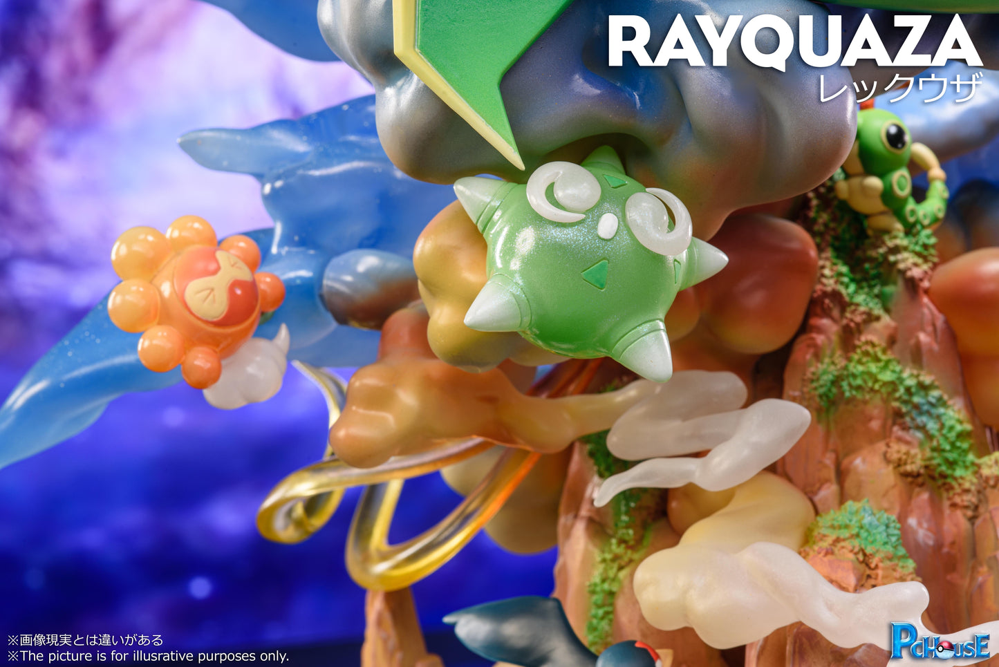 〖Pre-order〗Pokemon Rayquaza Model Statue Resin - PC House Studio