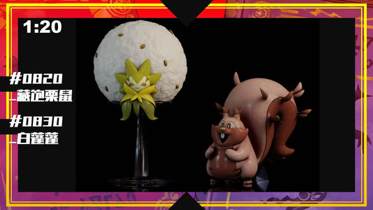 〖 Pre-order〗Pokemon Scale World Greedent Eldegoss #820 #830 1:20 - SXG Studio