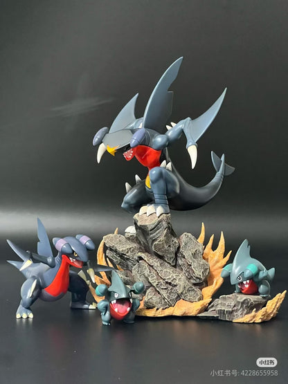 〖 In Stock〗Pokemon Scale World Gible Gabite Garchomp #443 #444 #445 1:20 -  Daiki Research Institute Studio