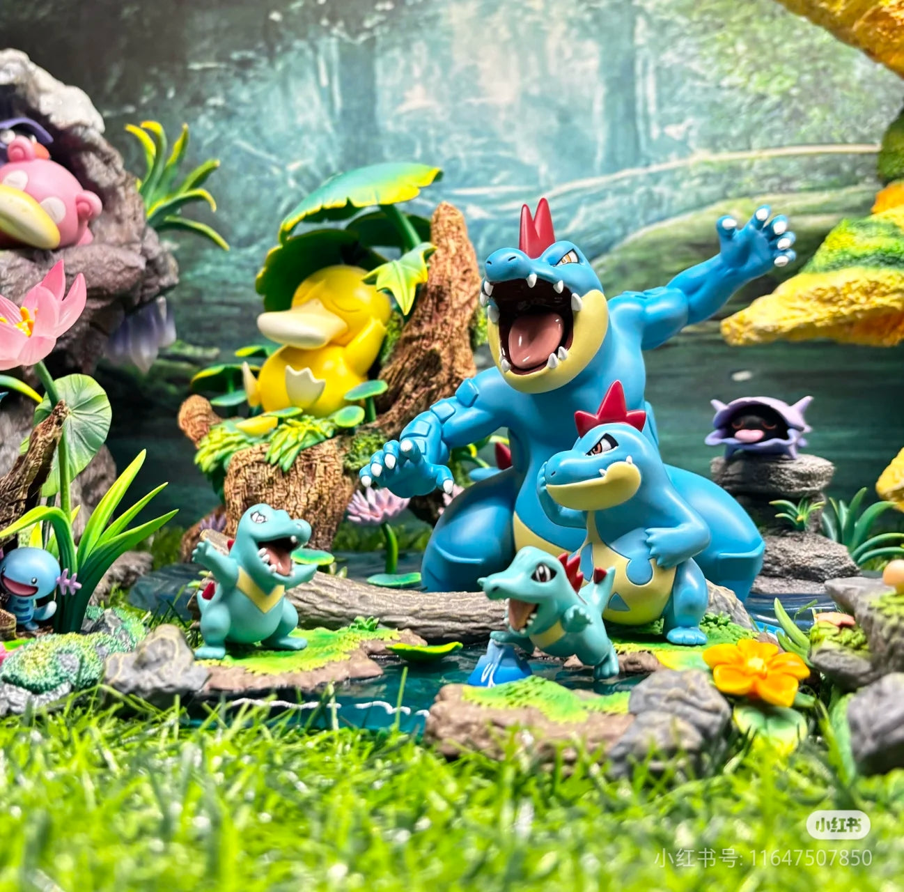 〖 Make Up The Balance〗Pokemon Scale World Totodile Croconaw Feraligatr  #158 #159 #160 1:20 - Daiki Research Institute Studio