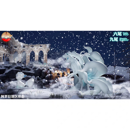 〖Pre-order〗Pokemon Scale World  Alola Vulpix Alola Ninetales #037 #038 1:20 - Mega Studio