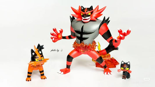 〖Make Up The Balance〗Pokemon Scale World Litten Torracat Incineroar #725 #726 #727 1:20 - Pika Studio