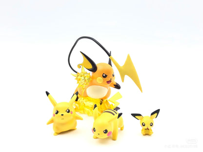 〖 In Stock〗Pokemon Scale World  Pikachu Raichu Pichu #025 #026 #172 1:20  - JB Studio