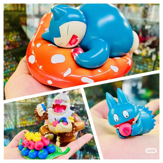 〖In Stock〗Pokemon Scale World  Munchlax Snorlax Slaking  #446 #143 # 289 1:20  - Asterism Studio