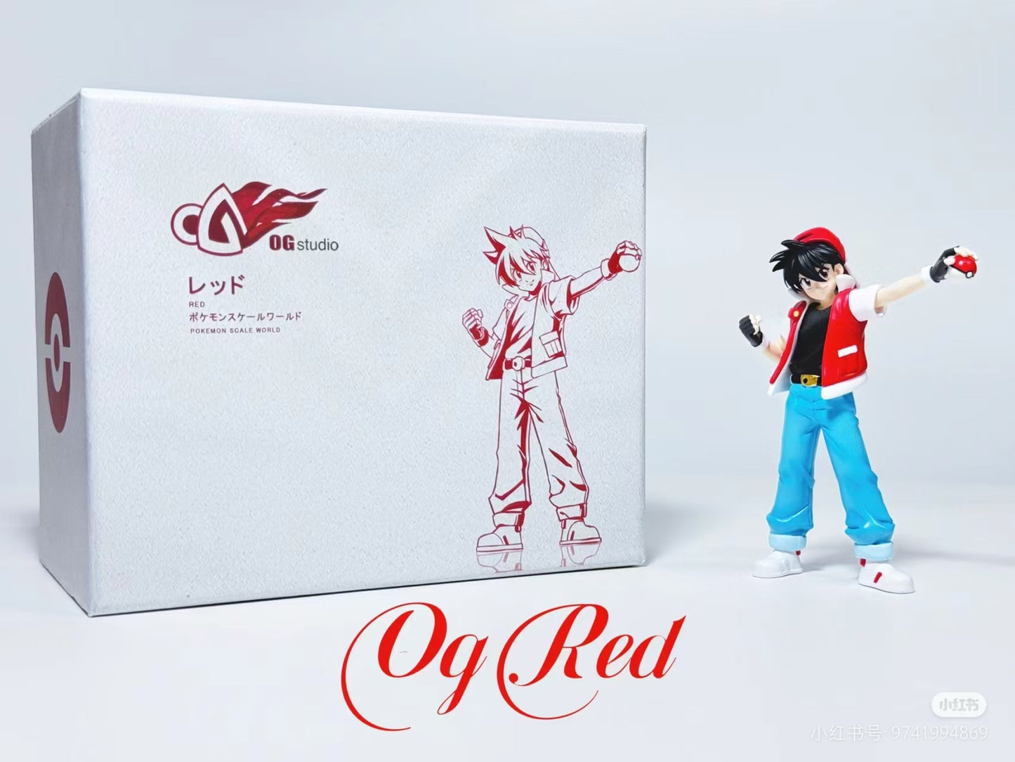 〖Make Up The Balance〗Pokemon Scale World Red & Ash Ketchum 1:20 - OG Studio