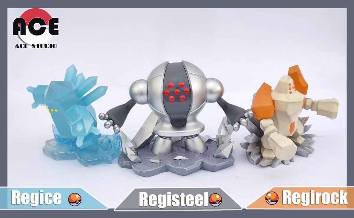 〖 Pre-order〗Pokemon Scale World Regirock Regice Registeel #377 #378 #379 1:20 -ACE Studio