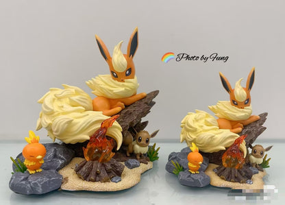 〖In Stock〗Pokemon Scale World Eevee Flareon Torchic #133 #136 #255   1:15 1:20 - SK Studio