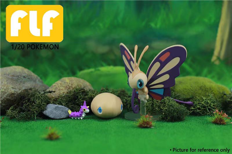 〖 Pre-order〗Pokemon Scale World Wurmple Silcoon Beautifly #265  #266 #267 1:20 - FLF Studio