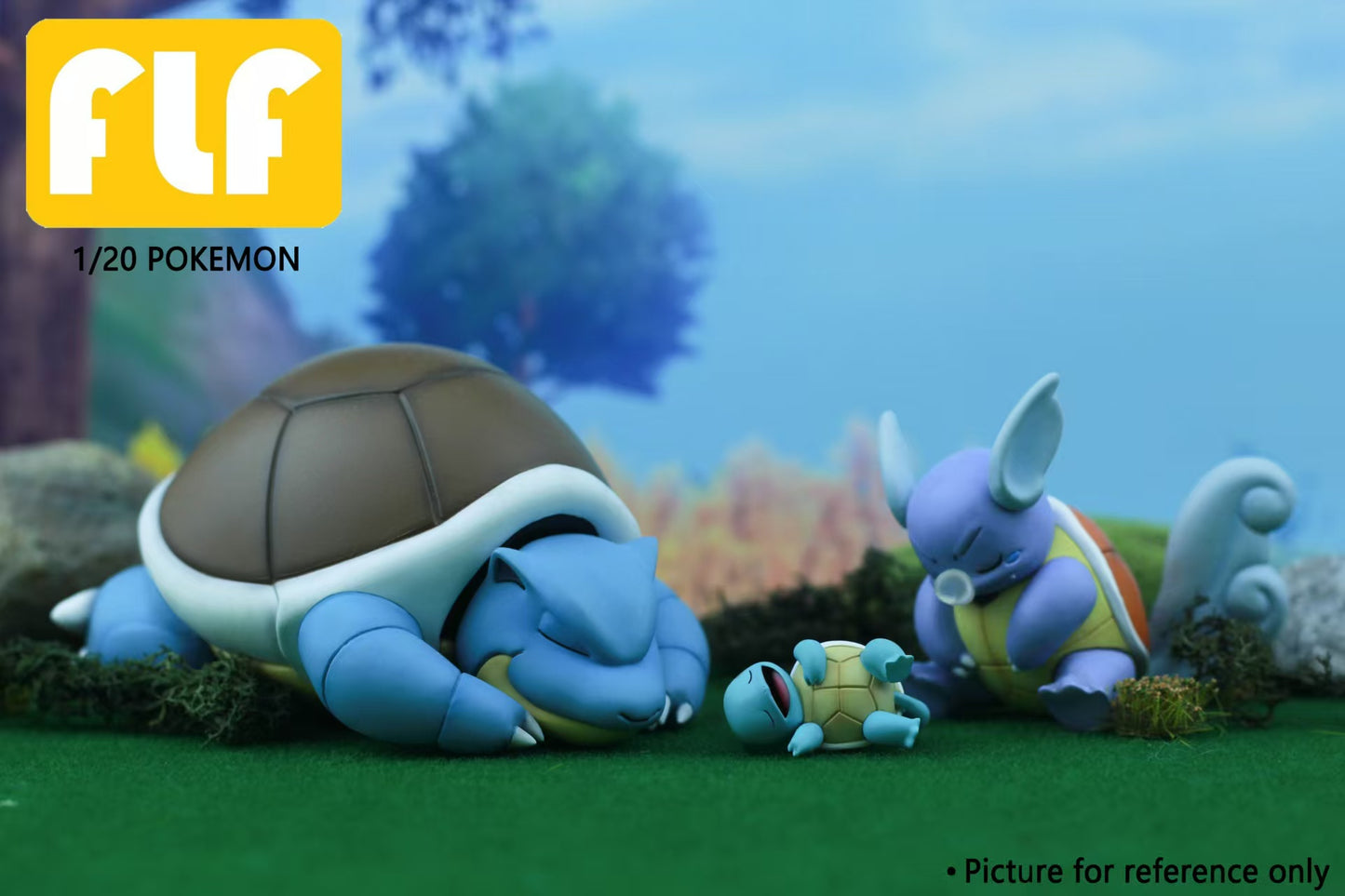 〖 Pre-order〗Pokemon Scale World Sleep Squirtle Wartortle Blastoise #007 #008 #009  1:20 - FLF Studio