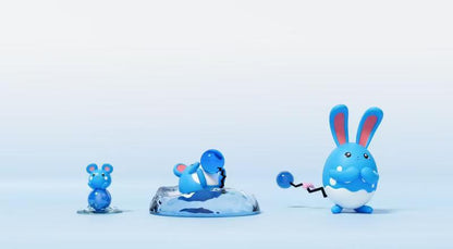 〖 Pre-order〗Pokemon Scale World Marill  Azurill  Azumarill #183 #184 #298 1:20  - TS Studio