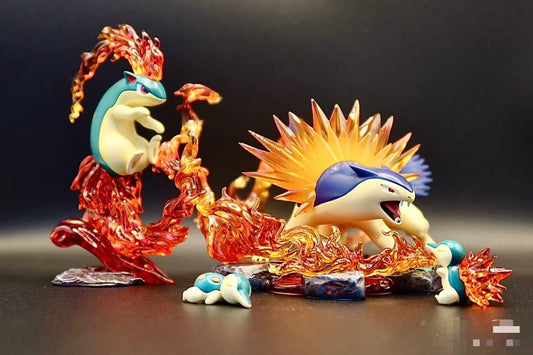 〖In Stock〗Pokemon Scale World Cyndaquil Quilava Typhlosion Hisui Typhlosion #155 #156 #157 1:20  - Mega Studio