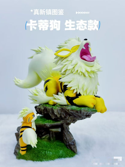 〖In Stock〗Pokemon Scale World Growlithe Arcanine #058 #059 1:20 VIP Limited - Pallet Town Studio