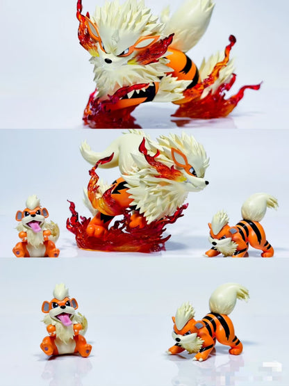 〖In Stock〗Pokemon Scale World Growlithe Arcanine #058 #059 1:20 B - Pallet Town Studio