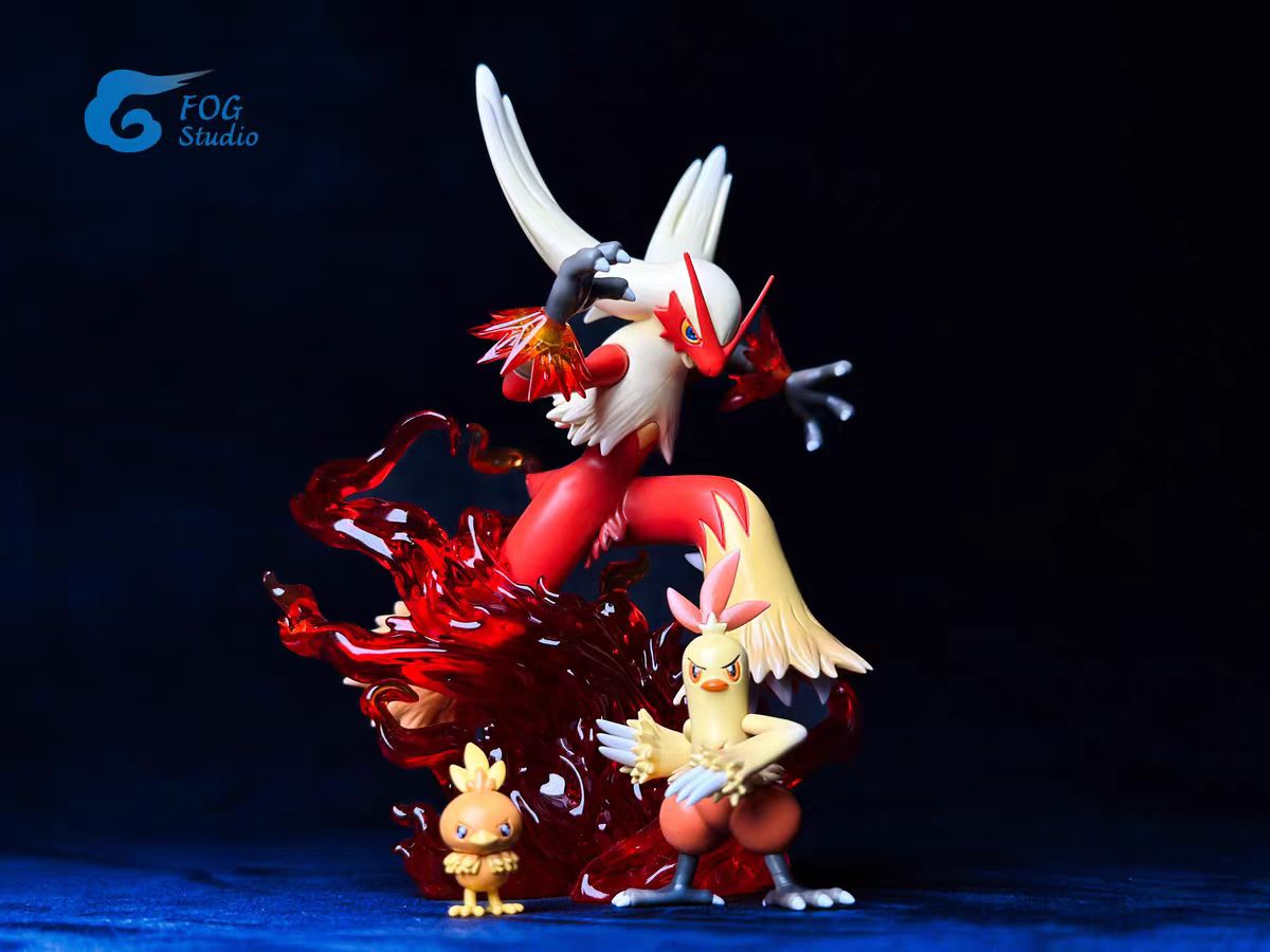 〖  Pre-order〗Pokemon Scale World Torchic Combusken Blaziken Mega Blaziken #255  #256 #257 1:20 - FOG Studio