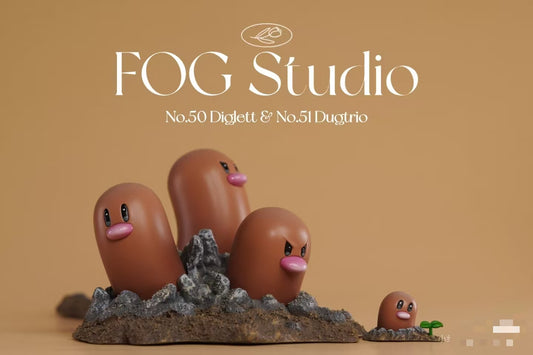 〖 In Stock〗Pokemon Scale World Diglett Dugtrio #050 #051 1:20 - FOG Studio