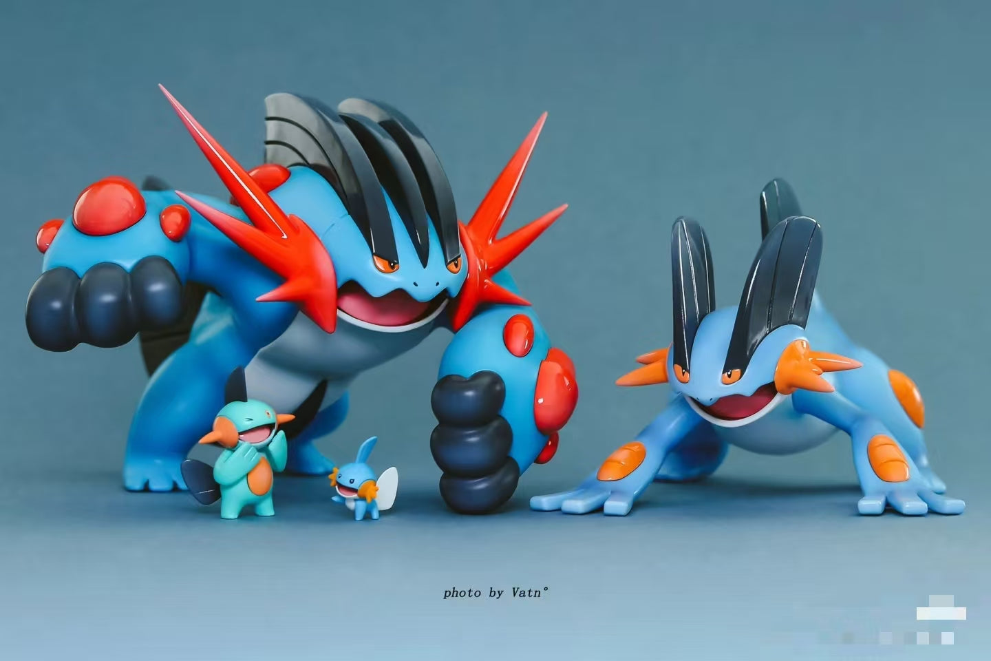 〖 In Stock〗Pokemon Scale World Mudkip Marshtomp Swampert Mega Swampert #258 #259 260 1:20 - FOG Studio