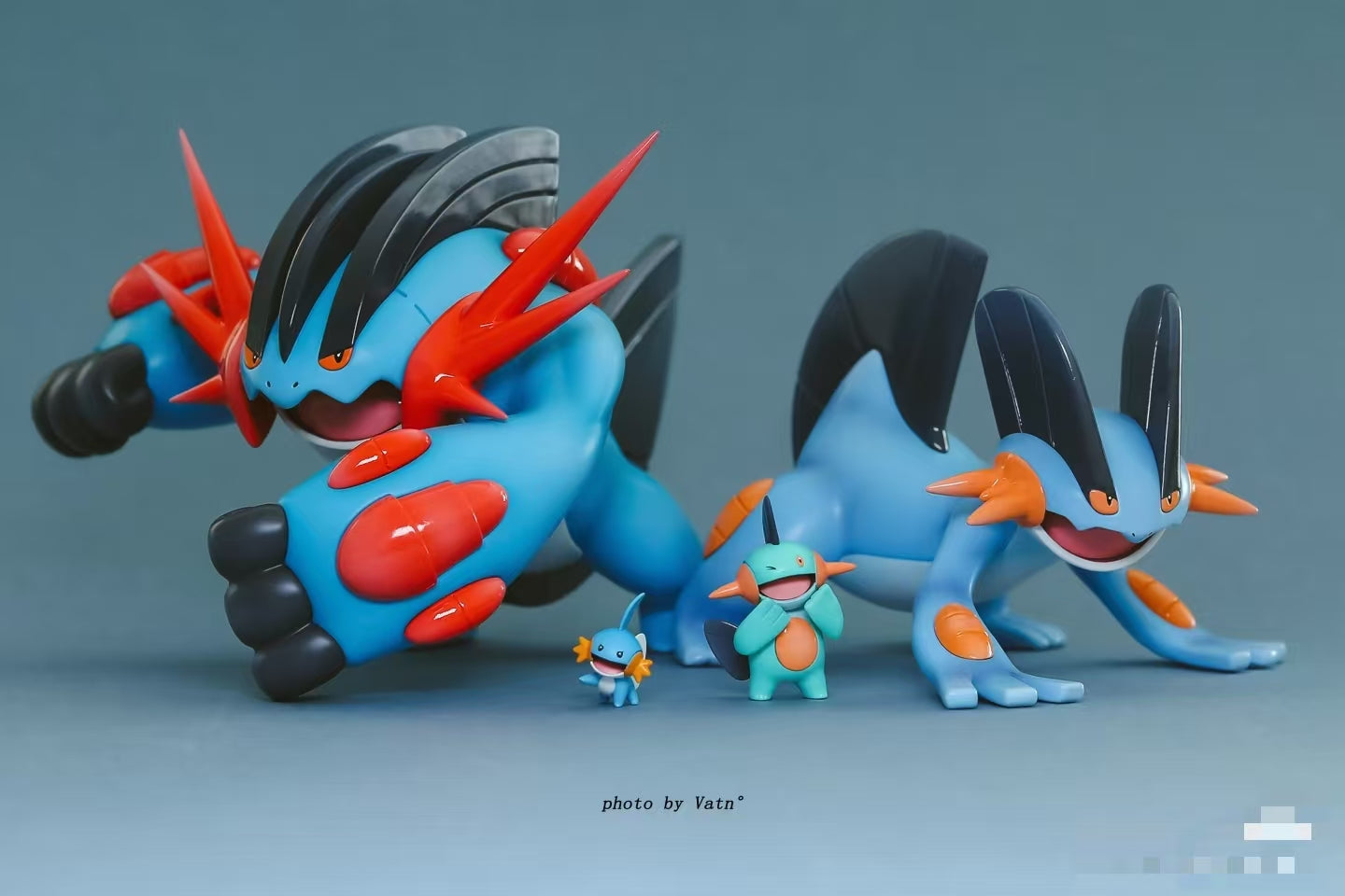 〖 In Stock〗Pokemon Scale World Mudkip Marshtomp Swampert Mega Swampert #258 #259 260 1:20 - FOG Studio