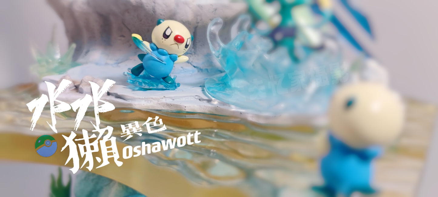 〖Make Up The Balance〗Pokemon Scale World Oshawott Dewott Samurott #501 #502 #503 1:20 - DXS Studio