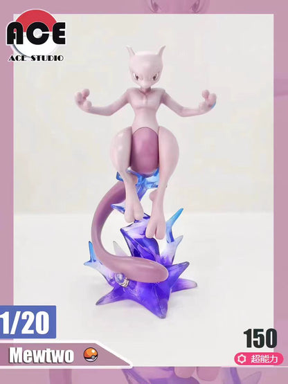 〖 Order Sales〗Pokemon Scale World Mewtwo #150 1:20  - ACE Studio