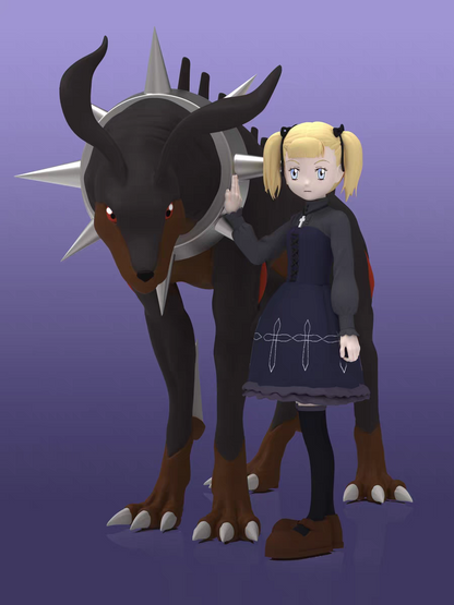 〖Pre-order〗Digimon Alice McCoy&DOBERMON - DMX Studio