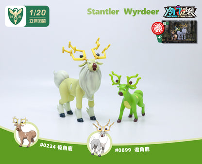 〖Make Up The Balance〗Pokemon Scale World Stantler Wyrdeer #234 #899 1:20 - Yeyu Studio