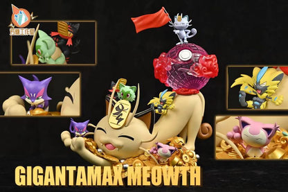 〖Sold Out〗Pokemon Dynamax Meowth Model Statue Resin - FT Studio