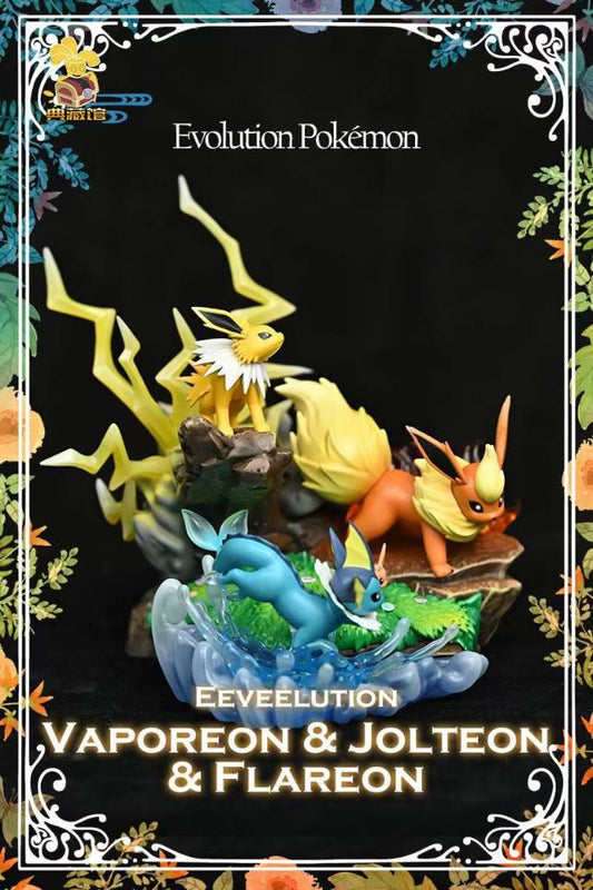〖Pre-order〗Pokemon Scale World Eevee Vaporeon Jolteon Flareon #133 #134 #135 #136 1:20 - DCG Studio