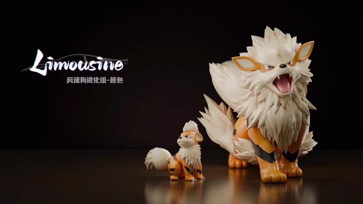 〖 Order Sales〗Pokemon Scale World Growlithe Arcanine #058 #059 1:20 - Limousine Studio