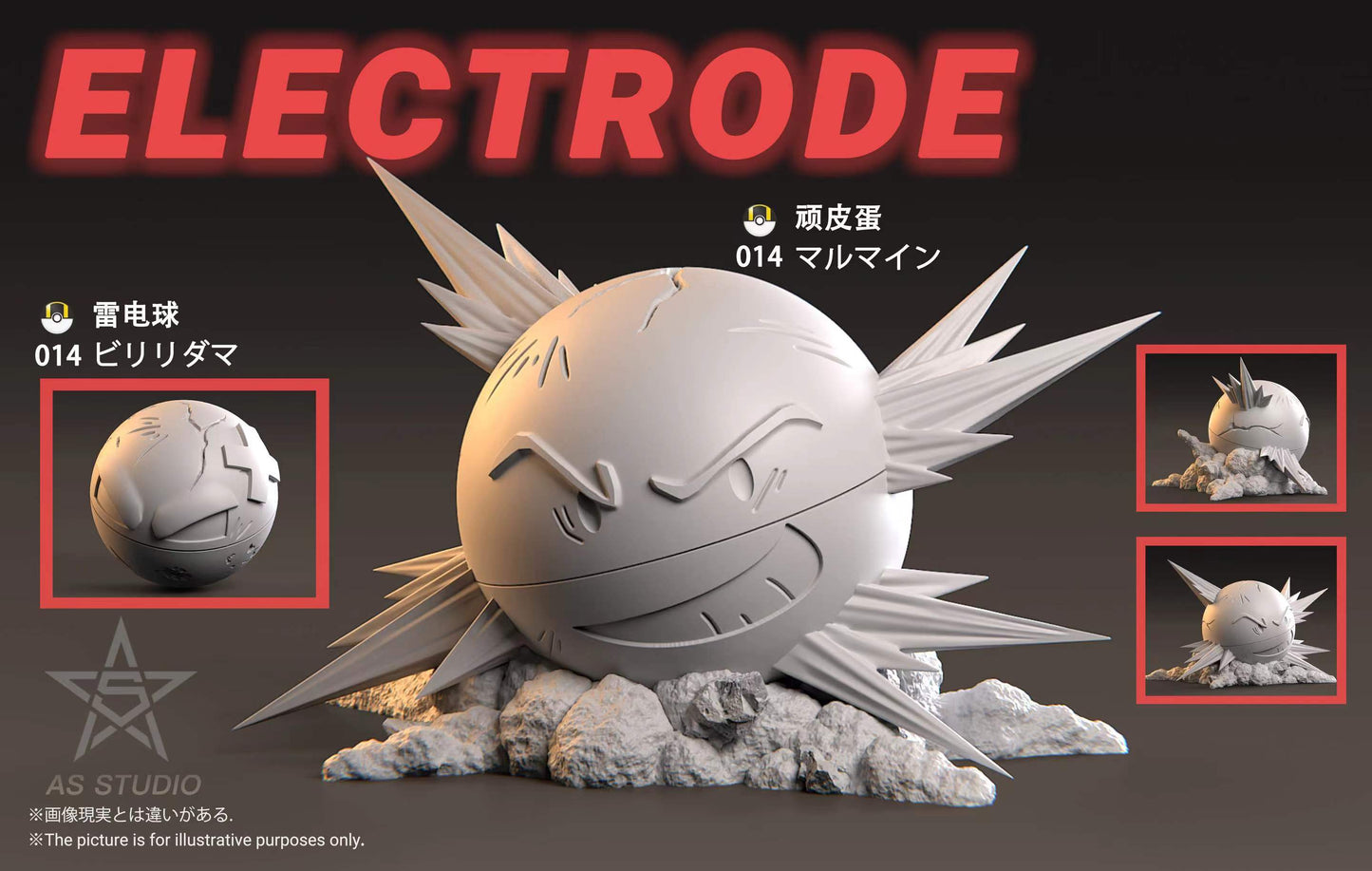 〖Sold Out〗Pokemon Scale World Voltorb Electrode #100 #101 1:20 - Asterism Studio