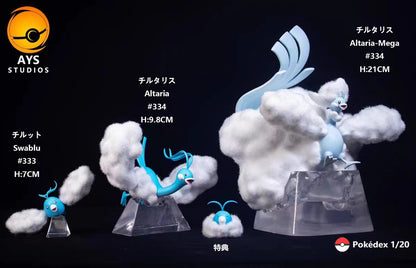 〖Make Up The Balance〗Pokemon Scale World Swablu Altaria Mega Altaria #333 #334 1:20  - AYS Studio