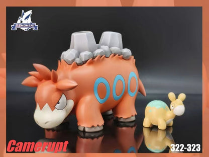 〖Pre-order〗Pokemon Scale World Flannery&Torkoal Numel Camerupt 1:20  - Moment Studio