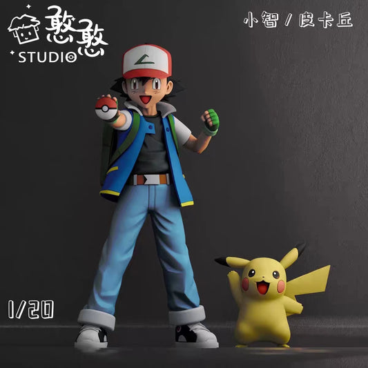 〖 Pre-order〗Pokemon Scale World Ash Ketchum & Pikachu 1:20 - HH Studio