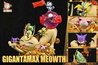 〖Sold Out〗Pokemon Dynamax Meowth Model Statue Resin - FT Studio