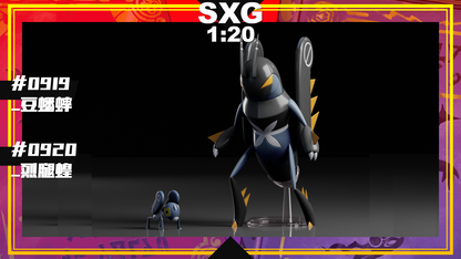〖 Sold Out〗Pokemon Scale World Nymble Lokix #919 #920 1:20 - SXG Studio