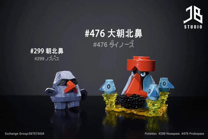 〖 Sold Out〗Pokemon Scale World Nosepass Probopass #299 #476 1:20 - JB Studio