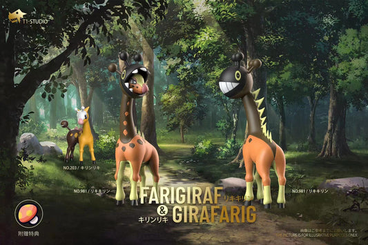 〖 Pre-order〗Pokemon Scale World Girafarig Farigiraf #203 #981 #292 1:20 - T1 Studio