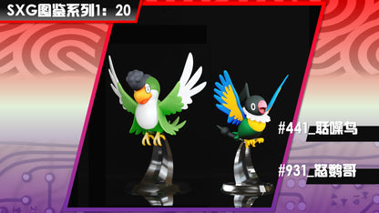 〖Sold Out〗Pokemon Scale World Chatot Squawkabilly #441 #931 1:20 -  SXG Studio