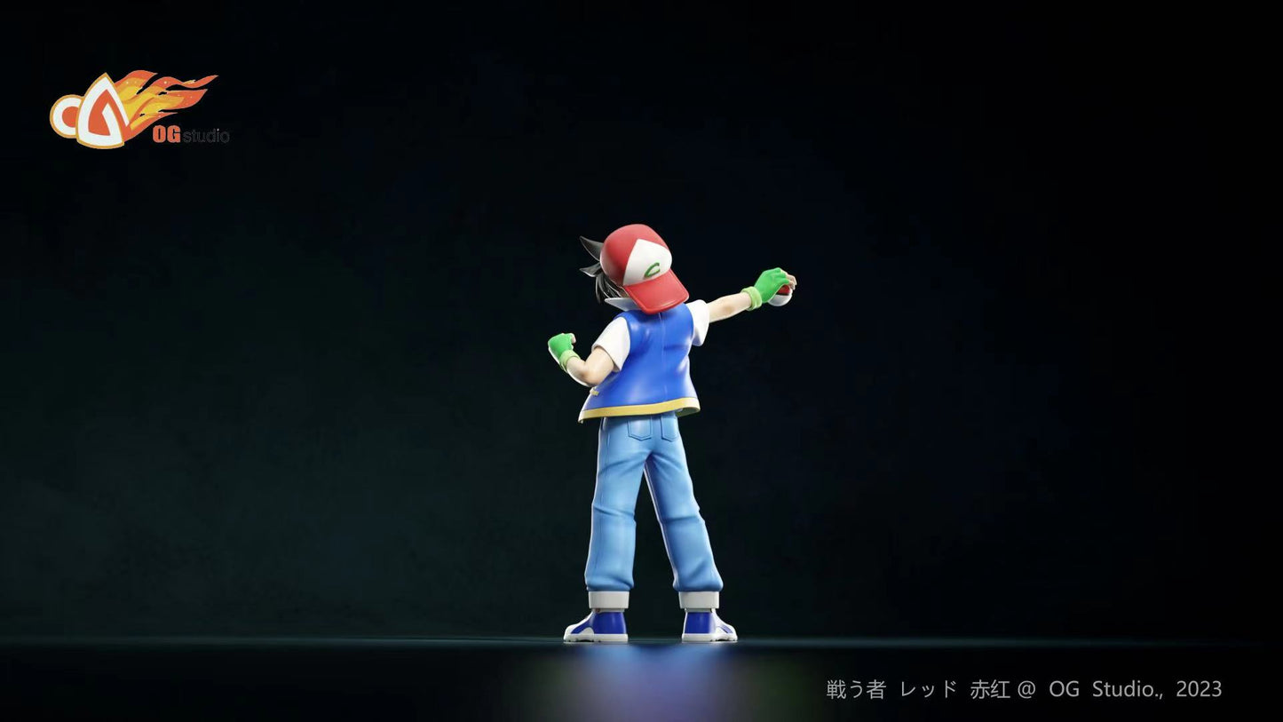 〖Sold Out〗Pokemon Scale World Red & Ash Ketchum 1:20 - OG Studio