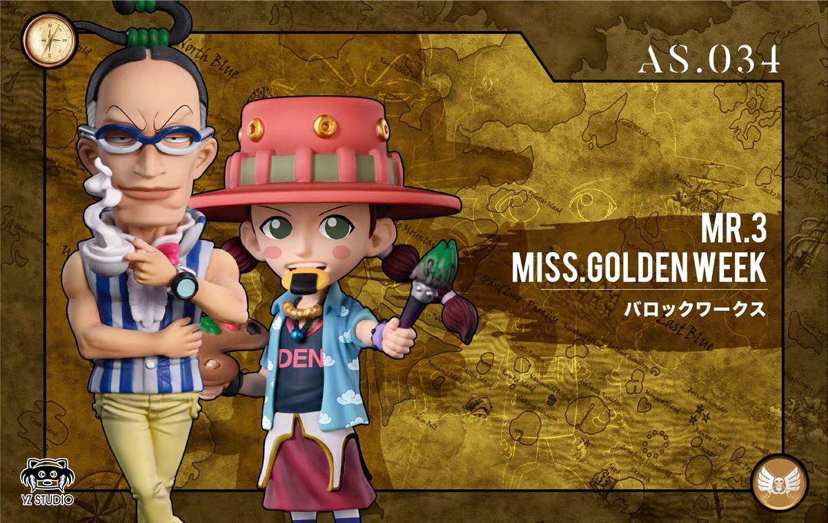 〖Sold Out〗ONE PIECE Mr. 3 & Ms. goldenweek - YZ Studio