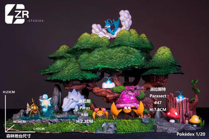 〖 Sold Out〗Pokemon Scale World Paras Parasect #046#047 1:20  - ZR Studio